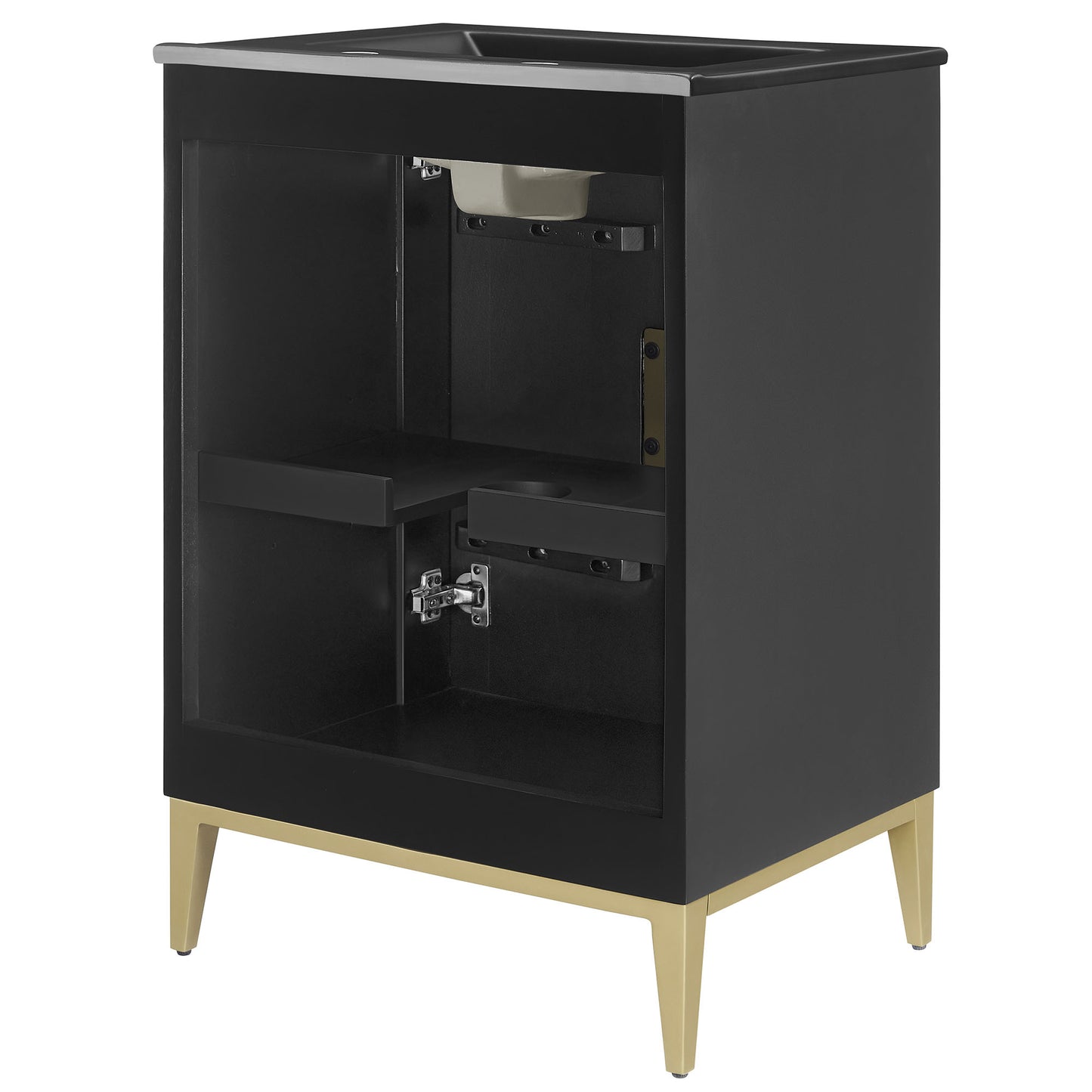 Modway, Beau 24" Wood Bathroom Vanity with Basin