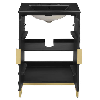 Modway, Beau 24" Wood Bathroom Vanity with Basin