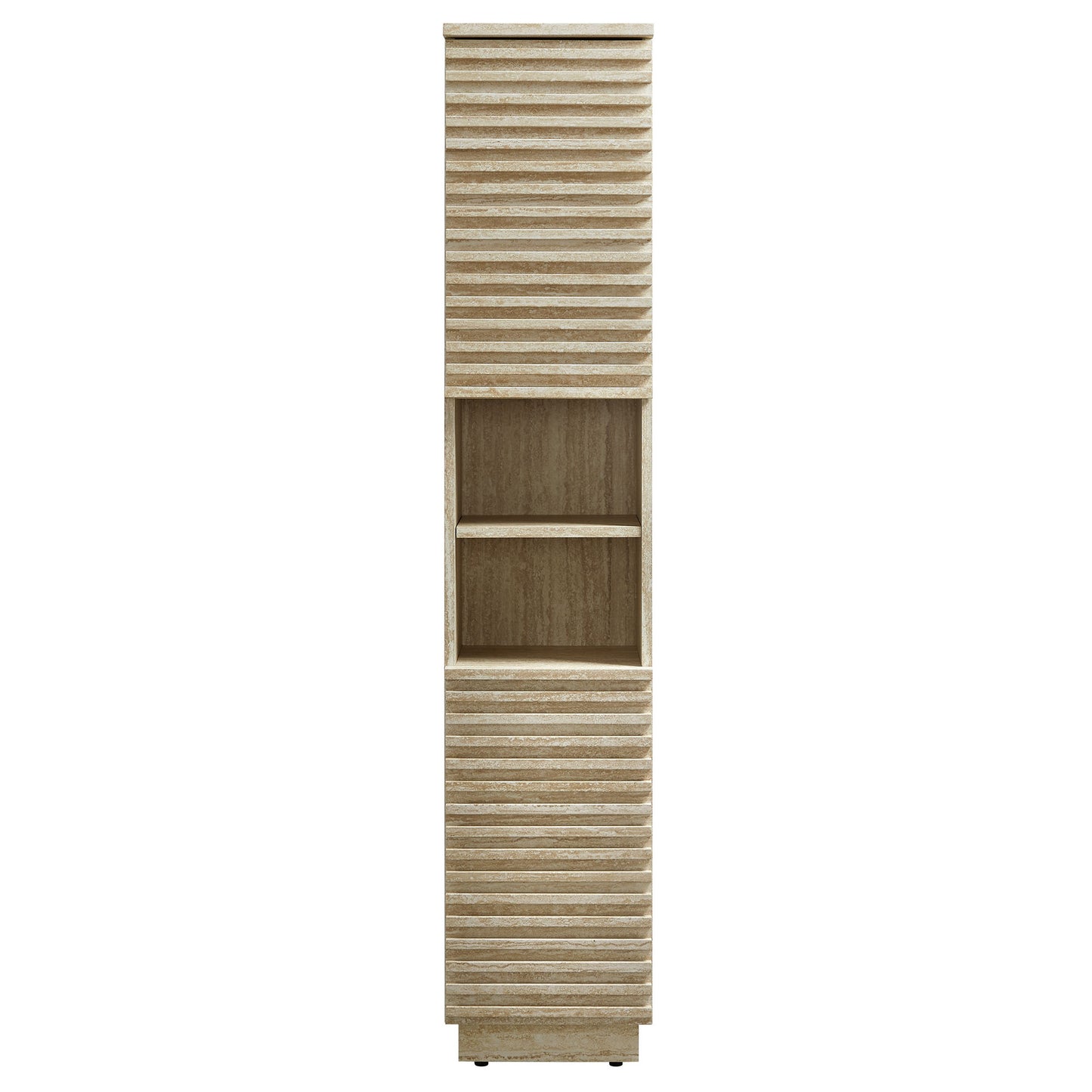 Modway, Render Tall Narrow Faux Travertine Linen Storage Cabinet