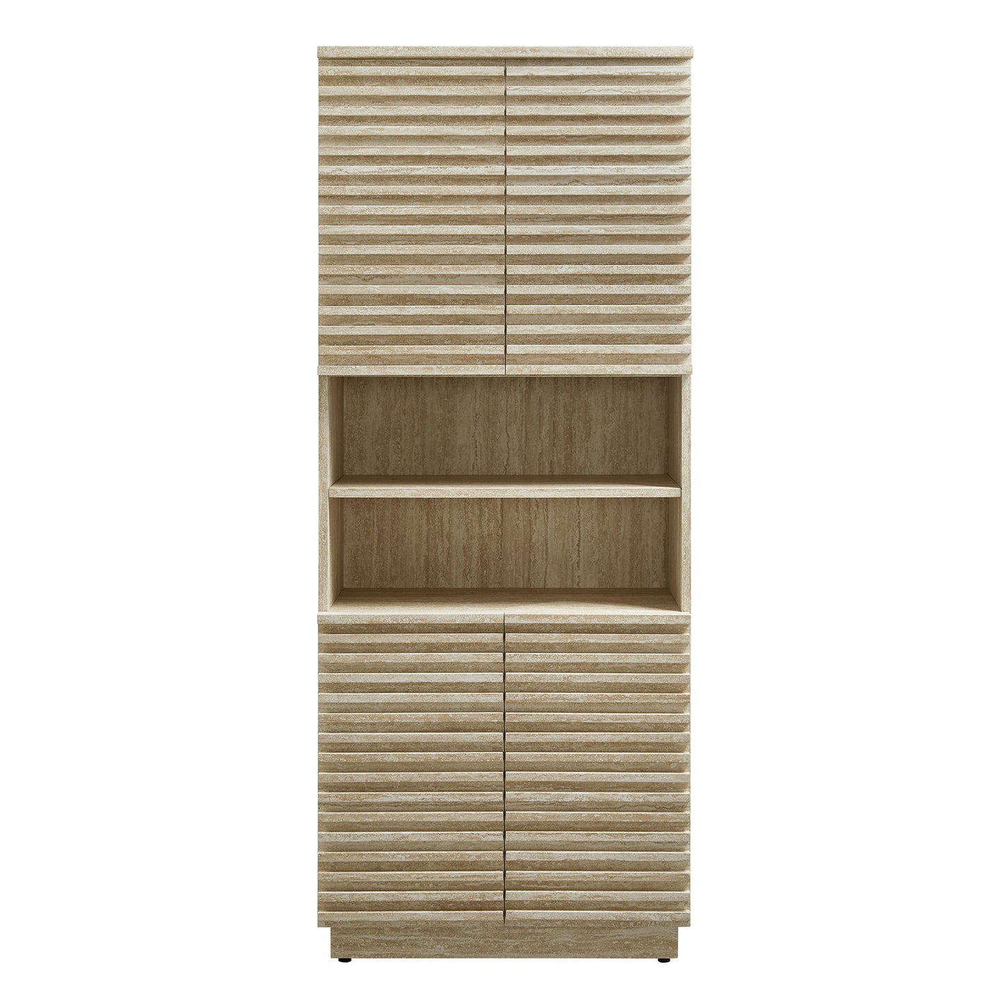 Modway, Render Tall Faux Travertine Linen Storage Cabinet