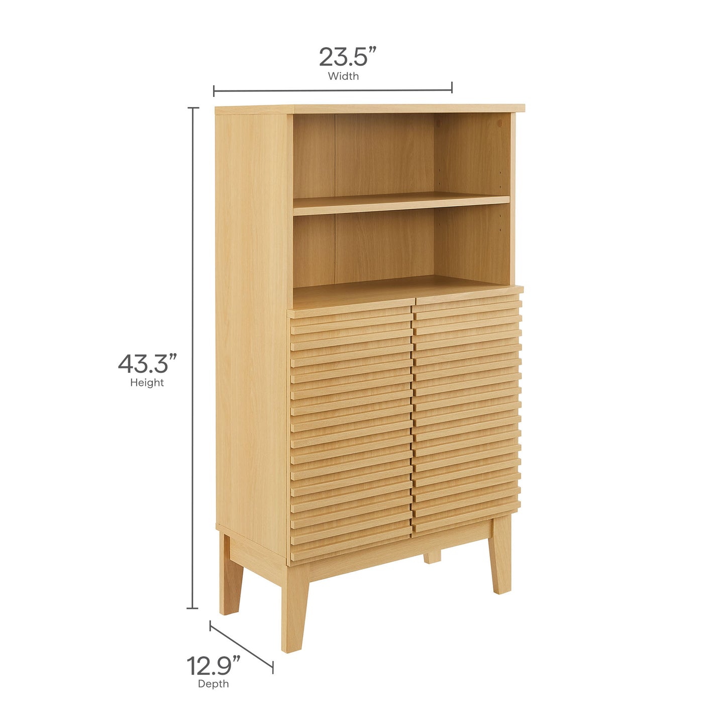Modway, Render Freestanding Bathroom Storage Cabinet