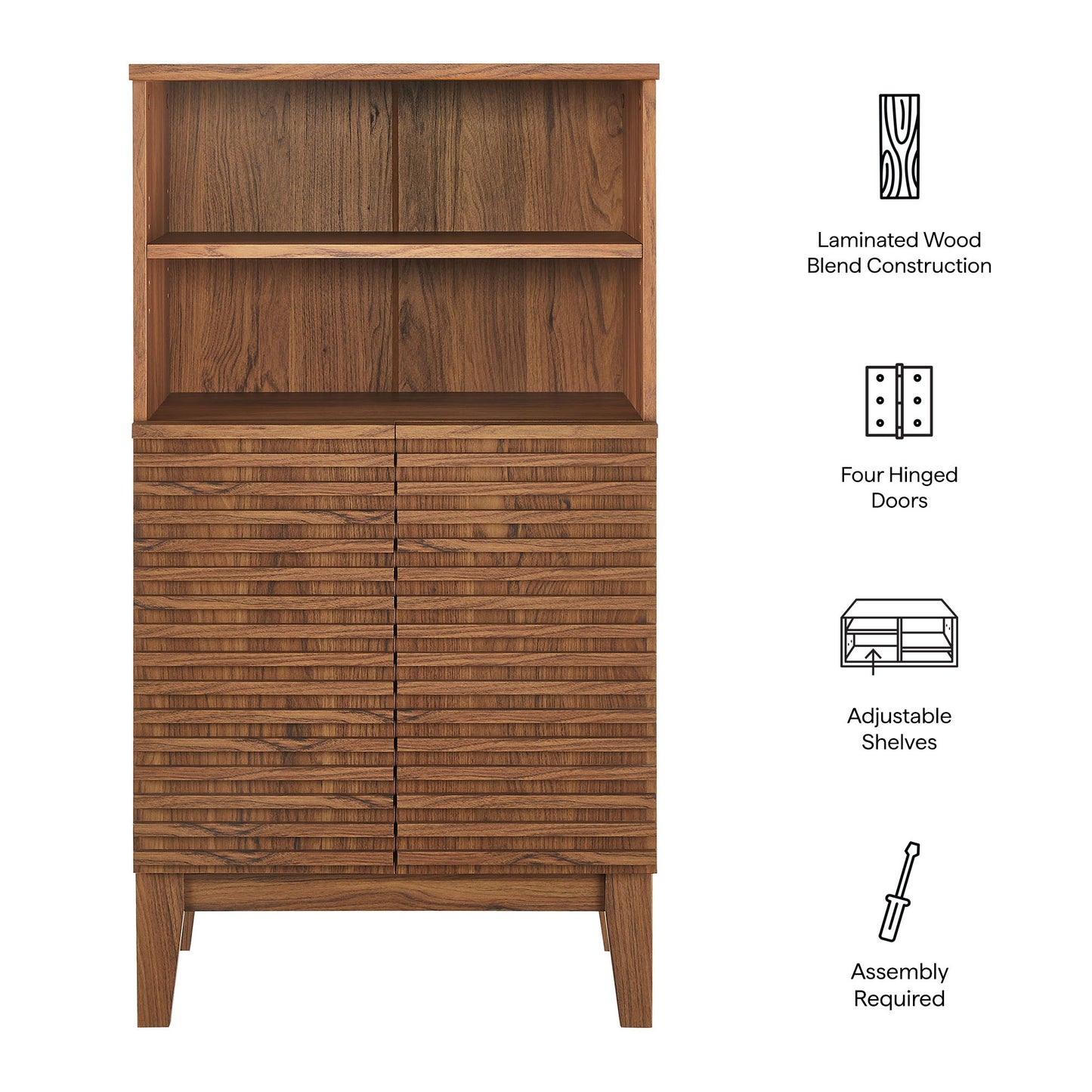 Modway, Render Freestanding Bathroom Storage Cabinet