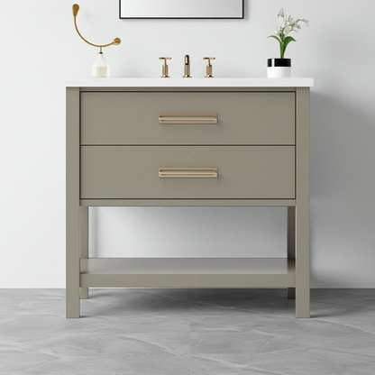 Vanderloc Kiawah Two-Drawer Single Bath Vanity — 48 Inch