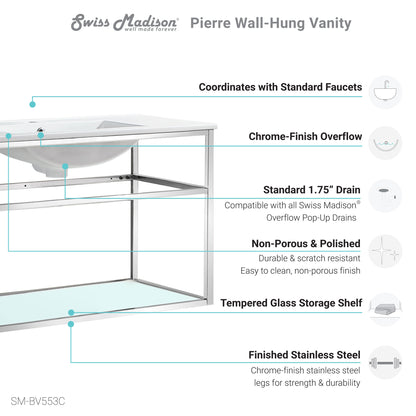 Swiss Madison Pierre bathroom vanity — view 3