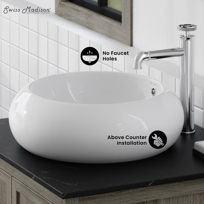 Swiss Madison, Plaisir Round Vessel Sink