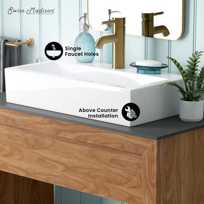 Swiss Madison, Rennes Vanity 24" Vessel Sink