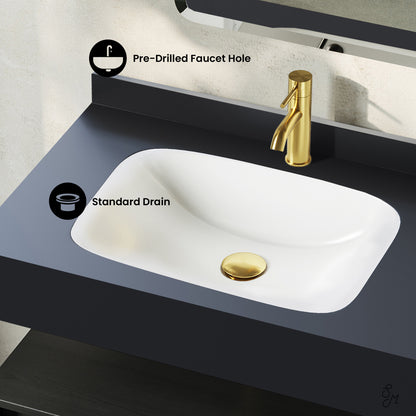 Swiss Madison, Avancer 36" Wall-Mounted Bathroom Vanity in Black Oak with Black Marble Sink Top