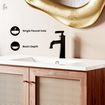 Swiss Madison, 36 Ceramic Vanity Sink Top