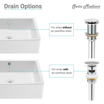 Swiss Madison, Residential Pop Up Sink Drain 1.75