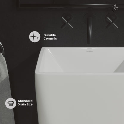 Swiss Madison, Brusque One-Piece Pedestal Sink