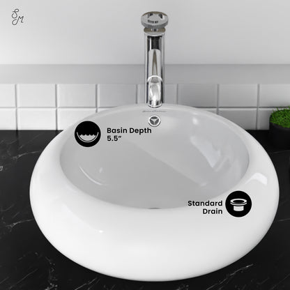 Swiss Madison, Plaisir Round Vessel Sink