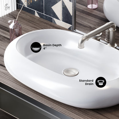 Swiss Madison, Plaisir Oval Vessel Sink