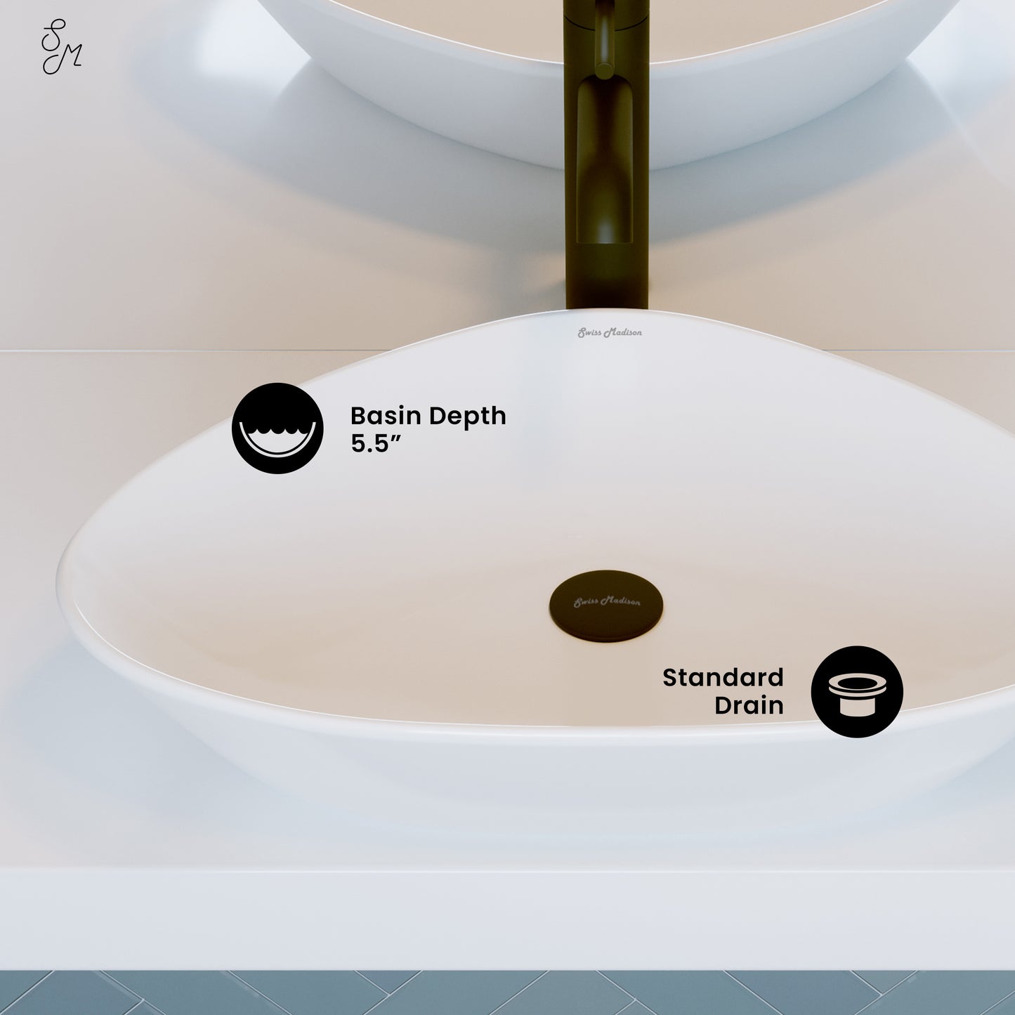 Swiss Madison, Bastille Vessel Sink
