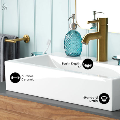 Swiss Madison, Rennes Vanity 24" Vessel Sink