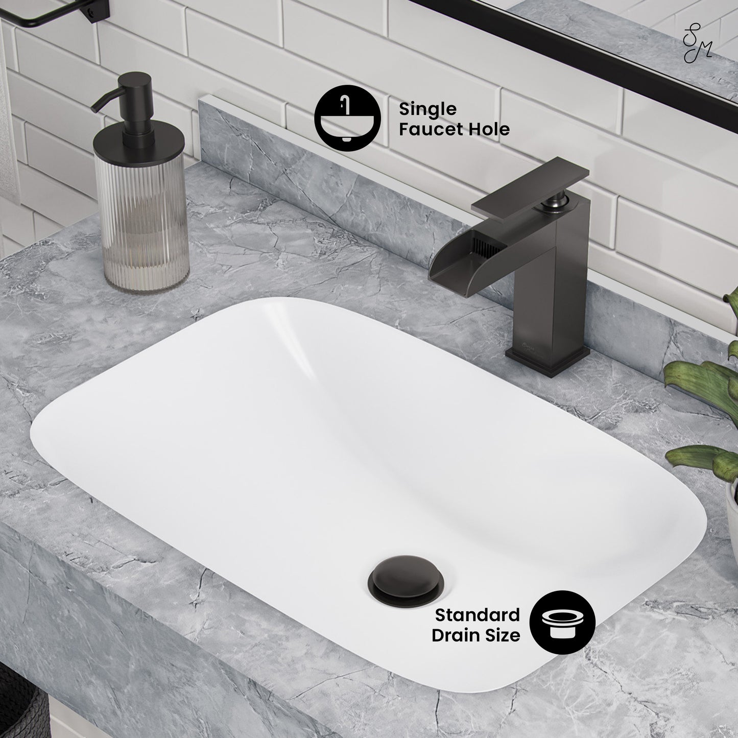 Swiss Madison Avancer 36-inch wall-mount bathroom vanity in Storm Grey — view 2