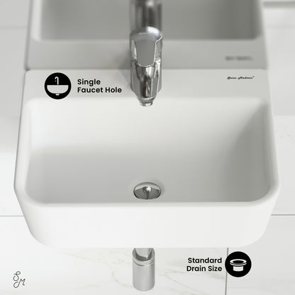 Swiss Madison, , St. Tropez Wall Mount Sink