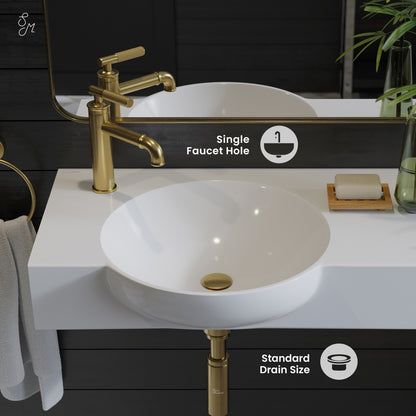 Swiss Madison, Chateau 30" Left Side Faucet Wall-Mount Bathroom Sink