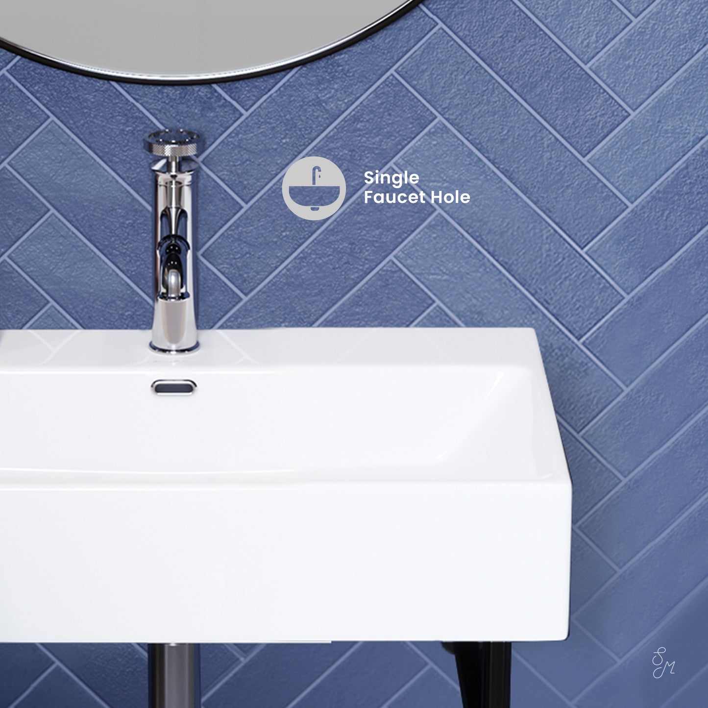 Swiss Madison, Claire 24 Console Sink