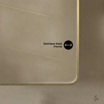 Swiss Madison Pierre wall-mount bathroom vanity in Brushed Gold — view 3