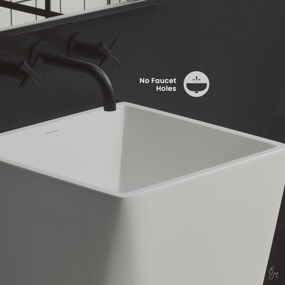 Swiss Madison, Brusque One-Piece Pedestal Sink