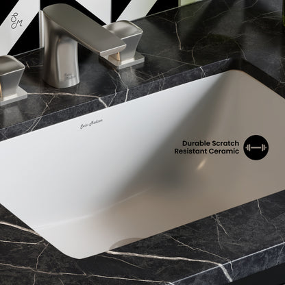 Swiss Madison, Plaisir 18.5 Rectangular Under-Mount Bathroom Sink