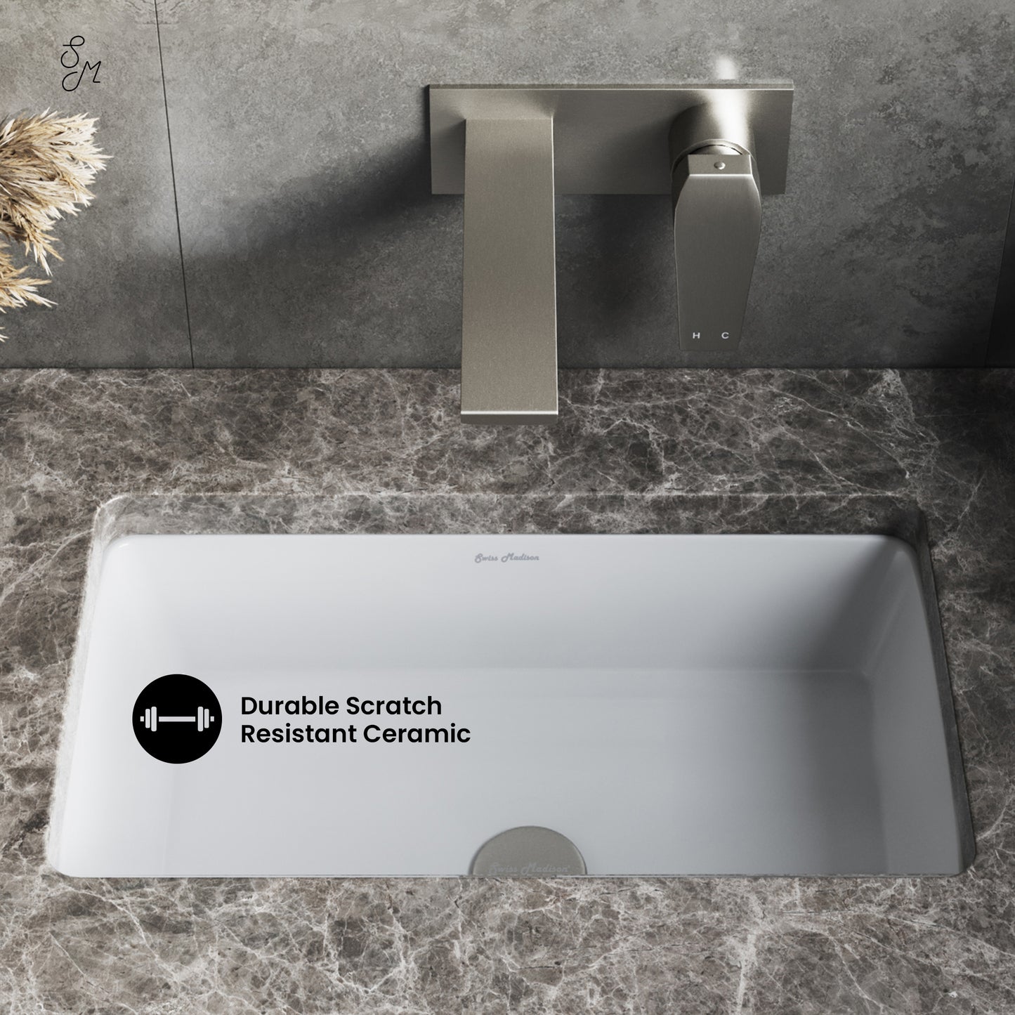 Swiss Madison, Voltaire 21 Rectangular Under-Mount Bathroom Sink