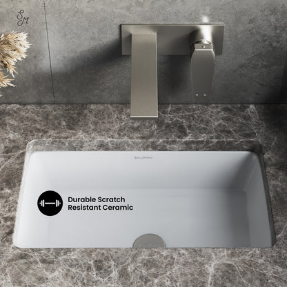 Swiss Madison, Voltaire 21 Rectangular Under-Mount Bathroom Sink