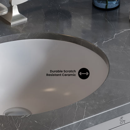Swiss Madison, Plaisir 16.5 Oval Under-Mount Bathroom Sink