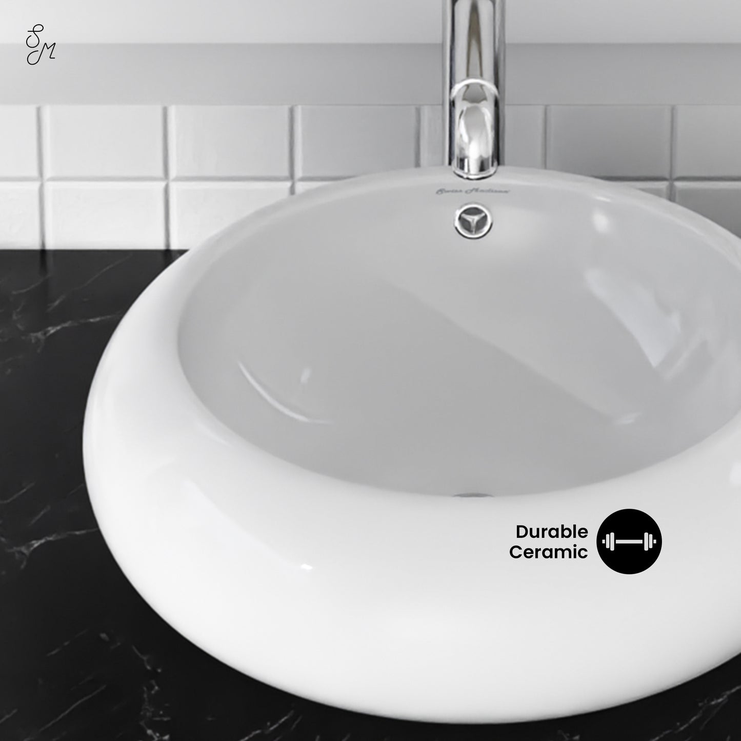 Swiss Madison, Plaisir Round Vessel Sink