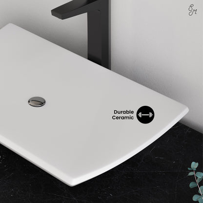 Swiss Madison, Annecy 23.5” Rectangle Vessel Bathroom Sink