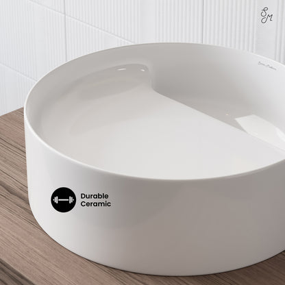 Swiss Madison, Beau 16.5" Round Vessel Bathroom Sink