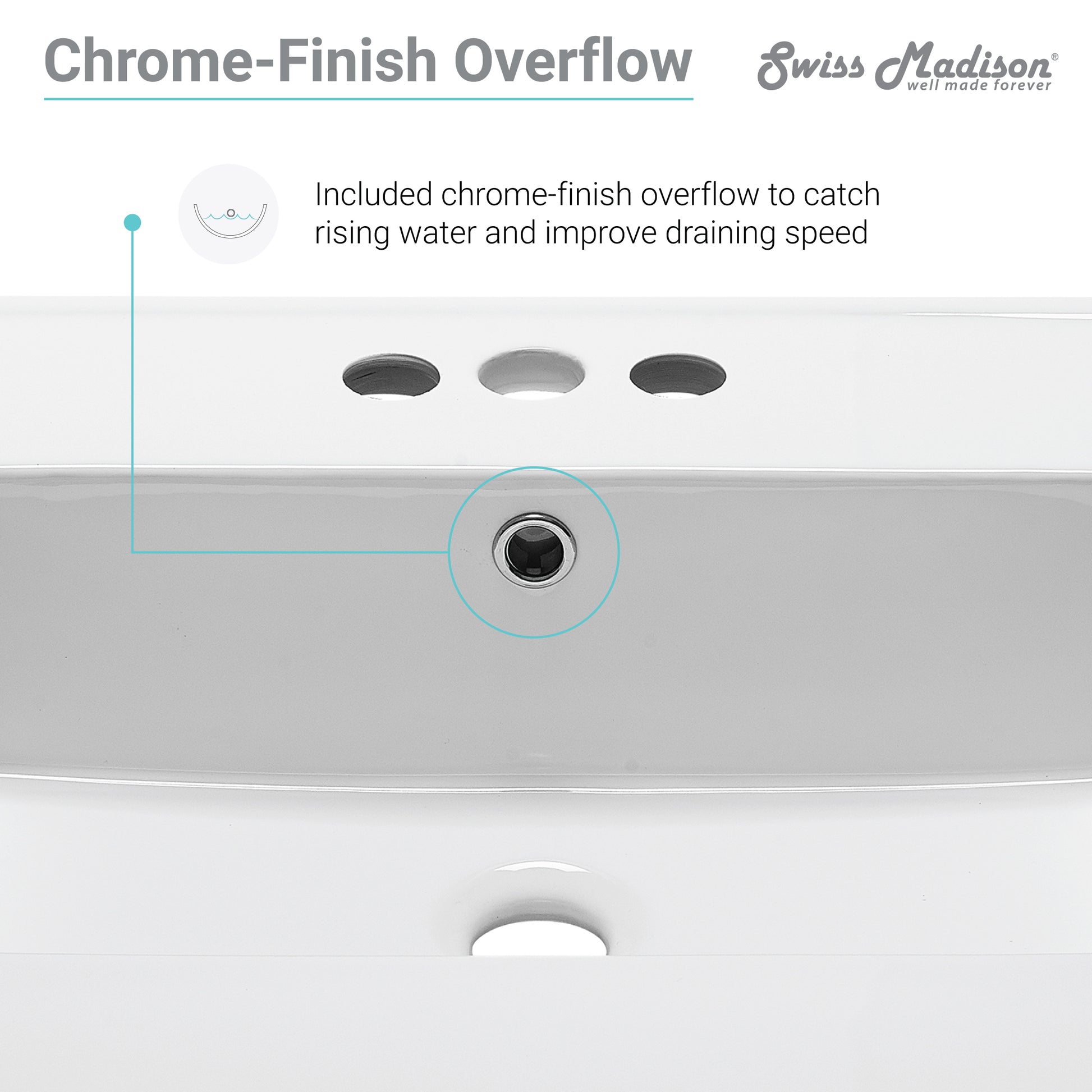 Swiss Madison Voltaire bathroom vanity — view 5