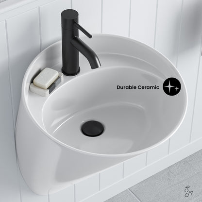Swiss Madison, Calice 18" Wall-Mount Bathroom Sink