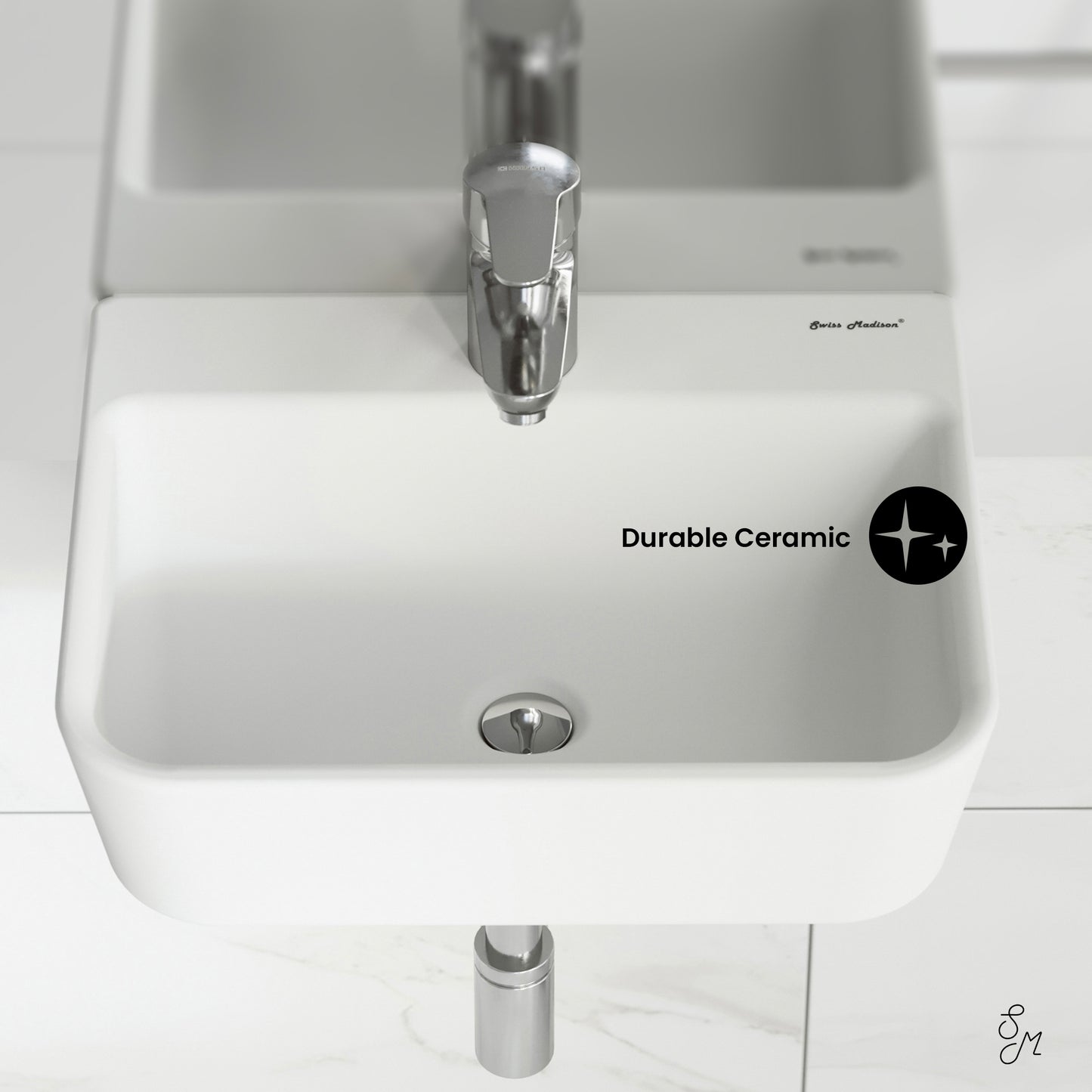 Swiss Madison, , St. Tropez Wall Mount Sink
