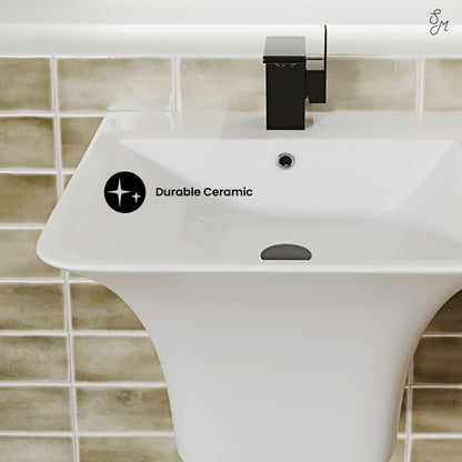 Swiss Madison, Carre 21" Wall-Mount Bathroom Sink