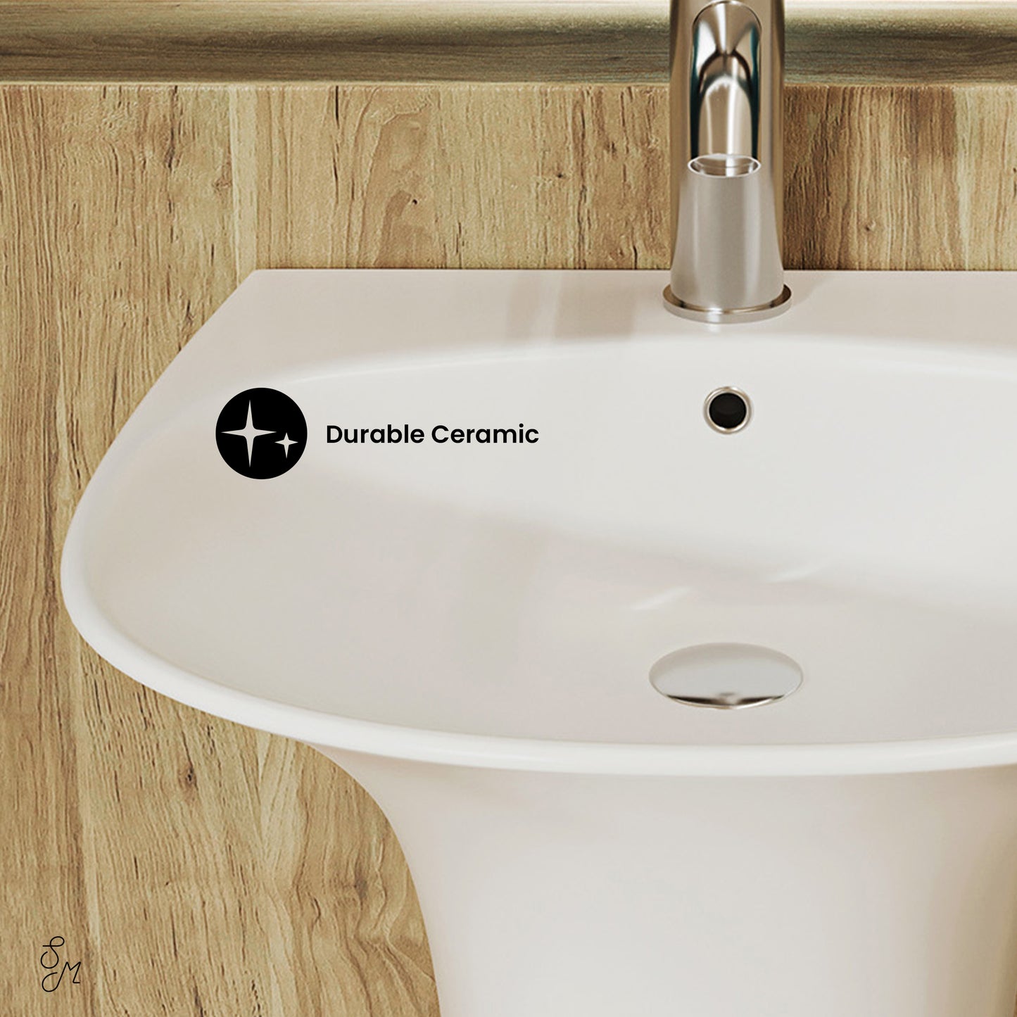 Swiss Madison, Ivy 19" Wall-Mount Bathroom Sink