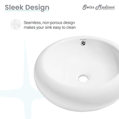 Swiss Madison, Plaisir Round Vessel Sink