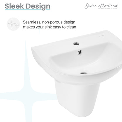 Swiss Madison, Cache Wall Mount Sink