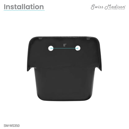 Swiss Madison, Loire 22" Wall Hung Cast Iron Bathroom Sink