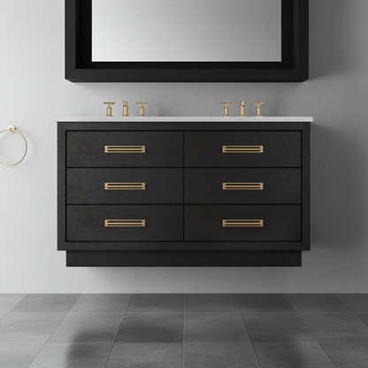 Vanderloc Avalon Double Drawer Bath Vanity (Add Top & Faucet)