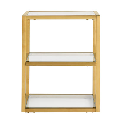 Swiss Madison, Pierre 16"x20"x10" Wall-Mounted Linen Cabinet in Brushed Gold