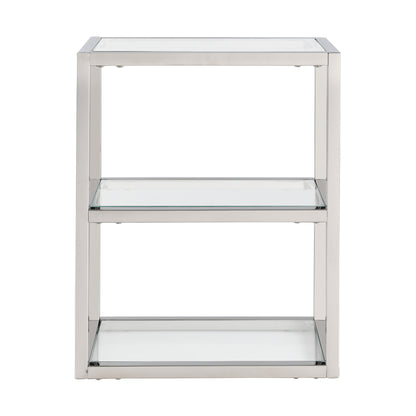 Swiss Madison, Pierre 16"x20"x10" Wall-Mounted Linen Cabinet in Chrome