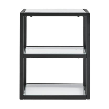 Swiss Madison, Pierre 16"x20"x10" Wall-Mounted Linen Cabinet in Matte Black