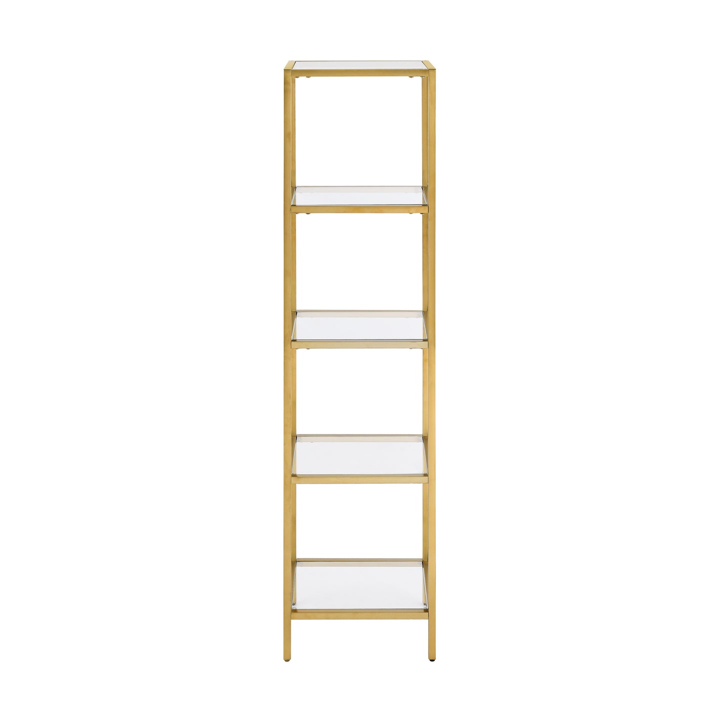 Swiss Madison, Pierre 16"x65"x14" Freestanding Linen Cabinet in Brushed Gold