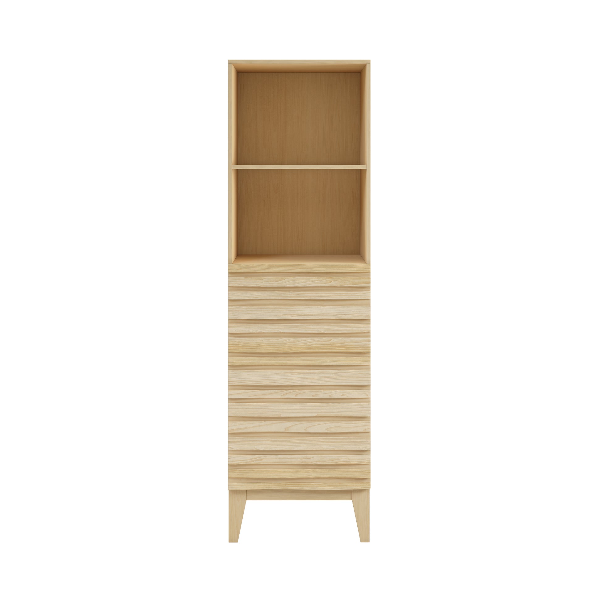 Swiss Madison Cascade freestanding bathroom vanity in Natural Oak — view 4