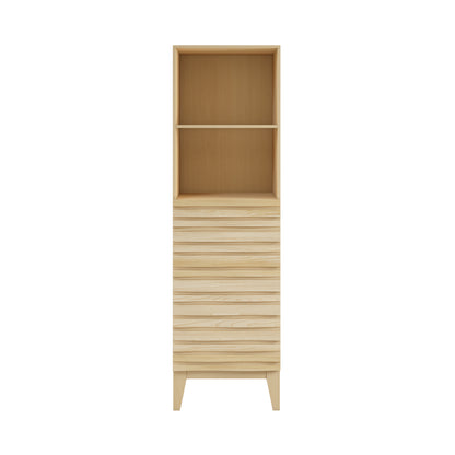 Swiss Madison Cascade freestanding bathroom vanity in Natural Oak — view 4