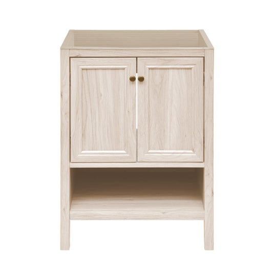 Swiss Madison, Chateau 24" Freestanding Bathroom Vanity Cabinet without Top in White Oak