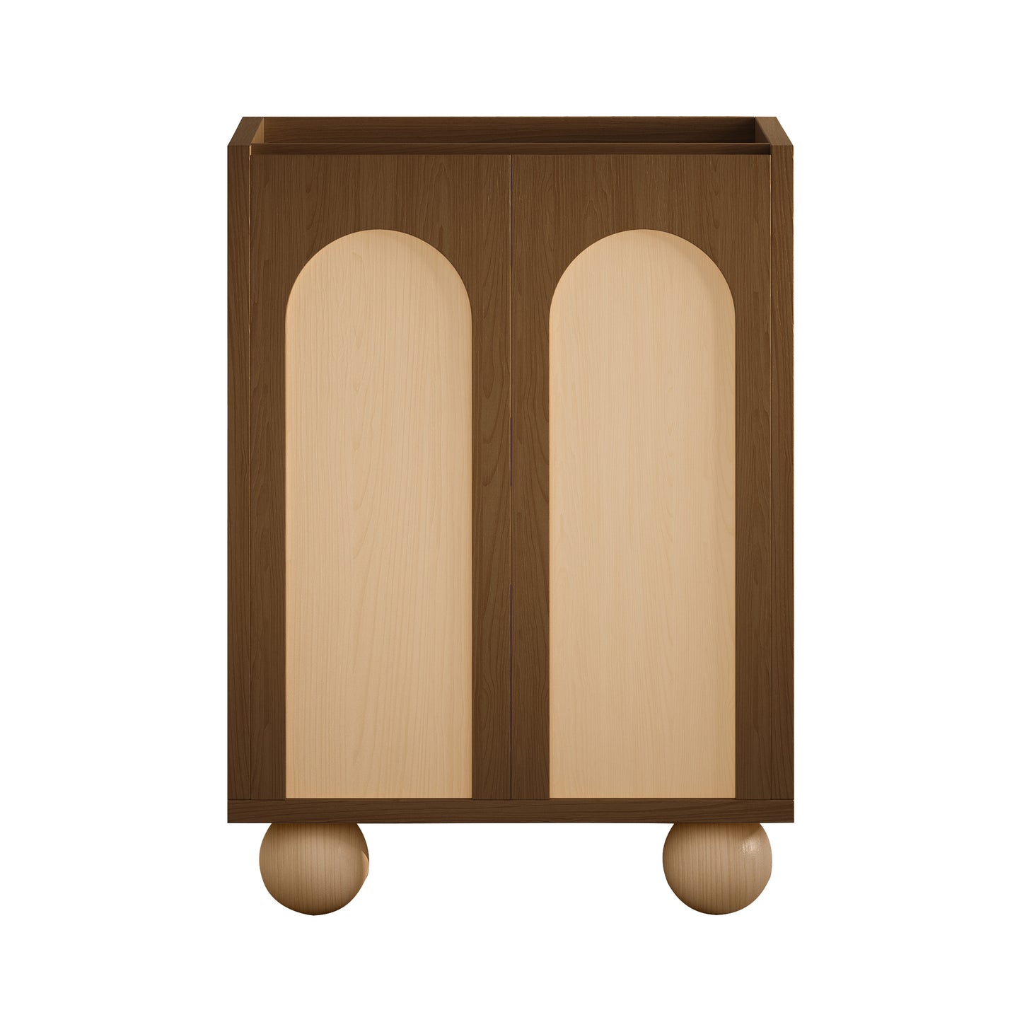 Swiss Madison Plaisir II 24-inch freestanding bathroom vanity in Brown Oak