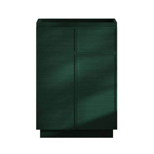 Swiss Madison, St. Tropez 24" Freestanding Bathroom Vanity Cabinet without Top in Green Oak