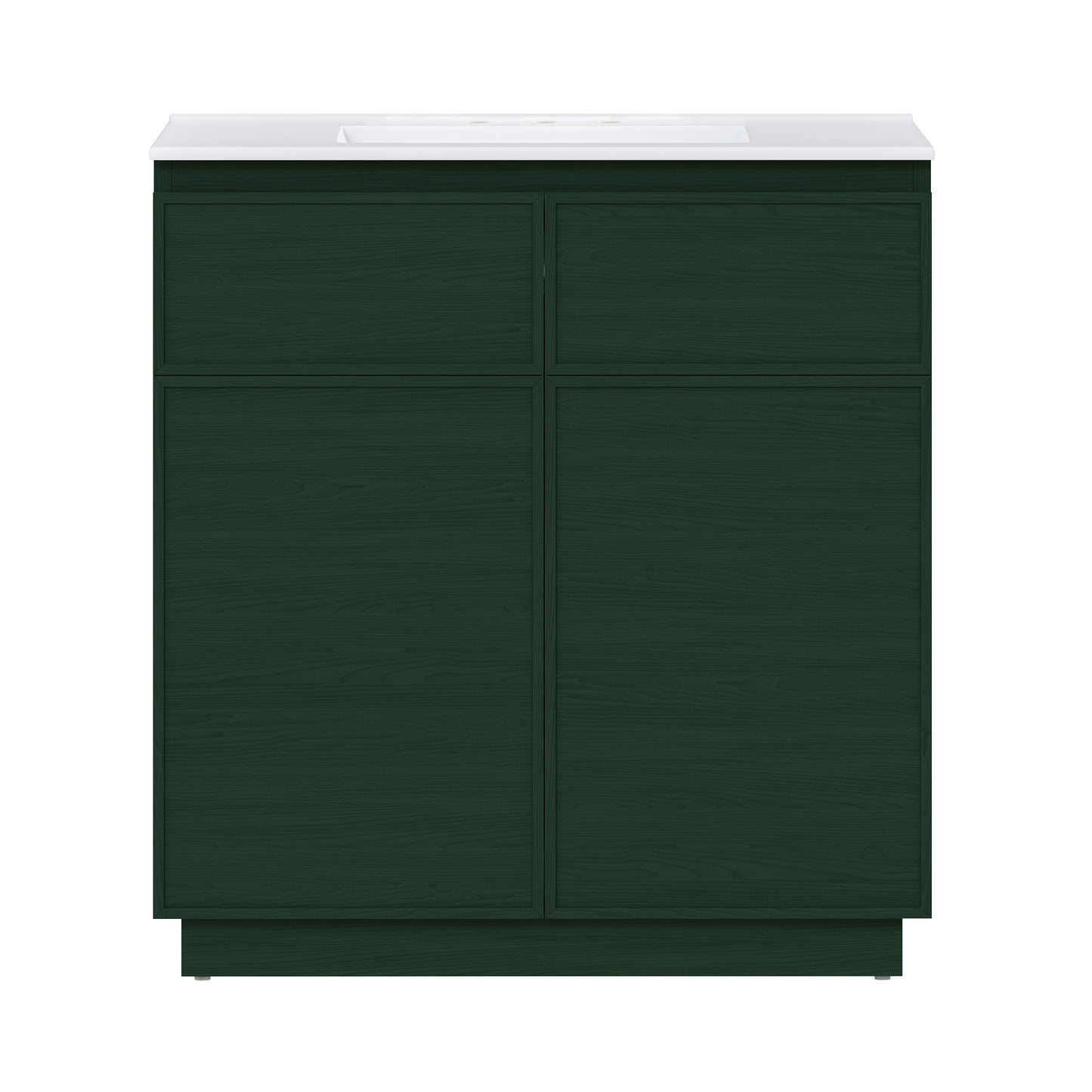 Swiss Madison St. Tropez 36-inch freestanding bathroom vanity in Green Oak